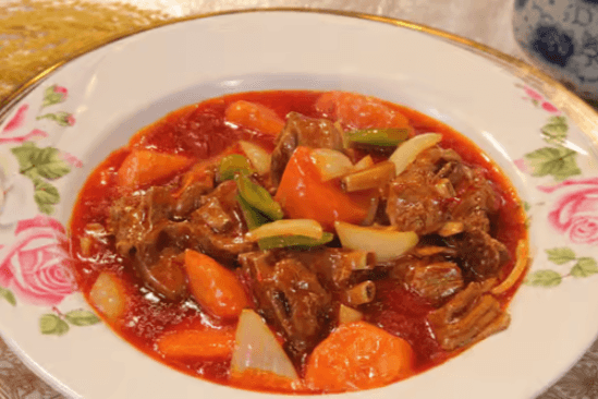 Stewed Local Goat in Brown Sauce 红焖羊肉(本地 )