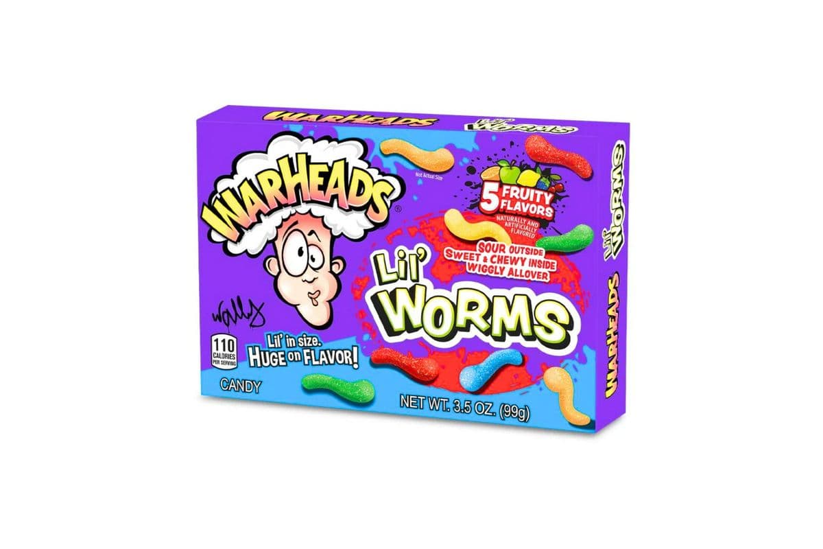 Warheads Lil’Worms Theatre Box (99 g)