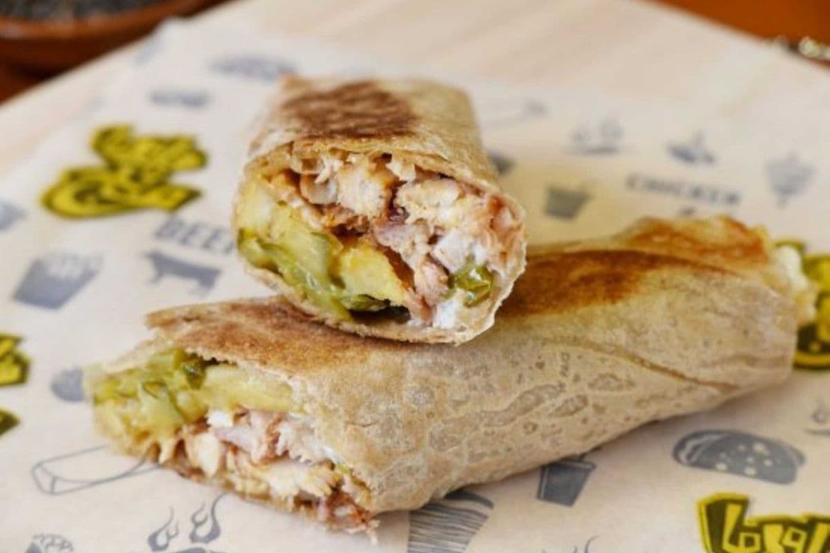 Saj Shawarma sandwich