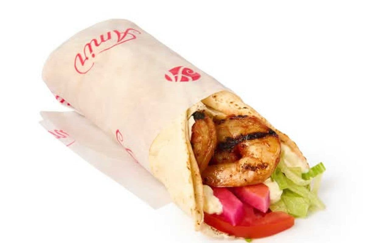 Pita - Crevettes Grillé