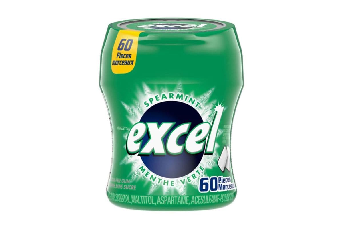 Excel Spearmint Bottle (60 pieces)