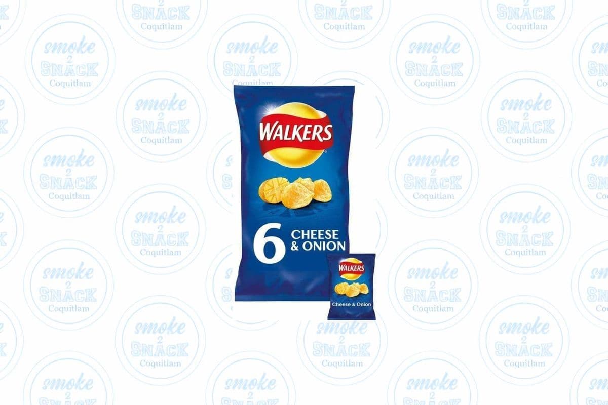 Walkers Cheese and Onion 6 Pack 150g