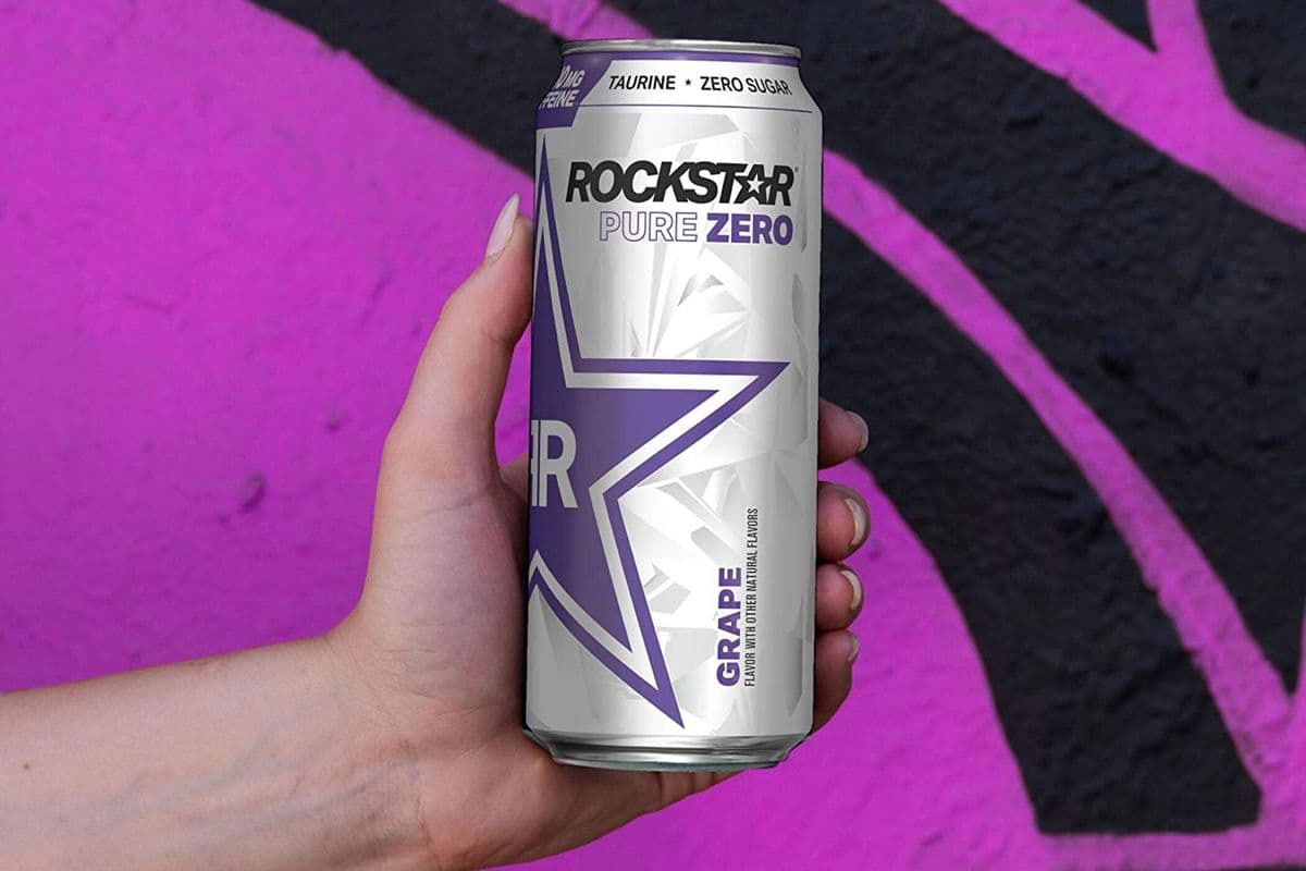 Rockstar zero Grape