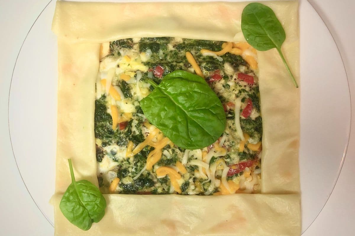 Egg, Spinach, and Sweet Pepper