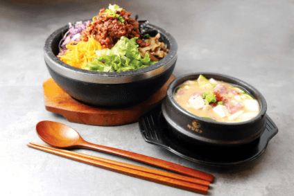 Spicy Pork Hot Stone Rice Bowl (돌솥제육덮밥)