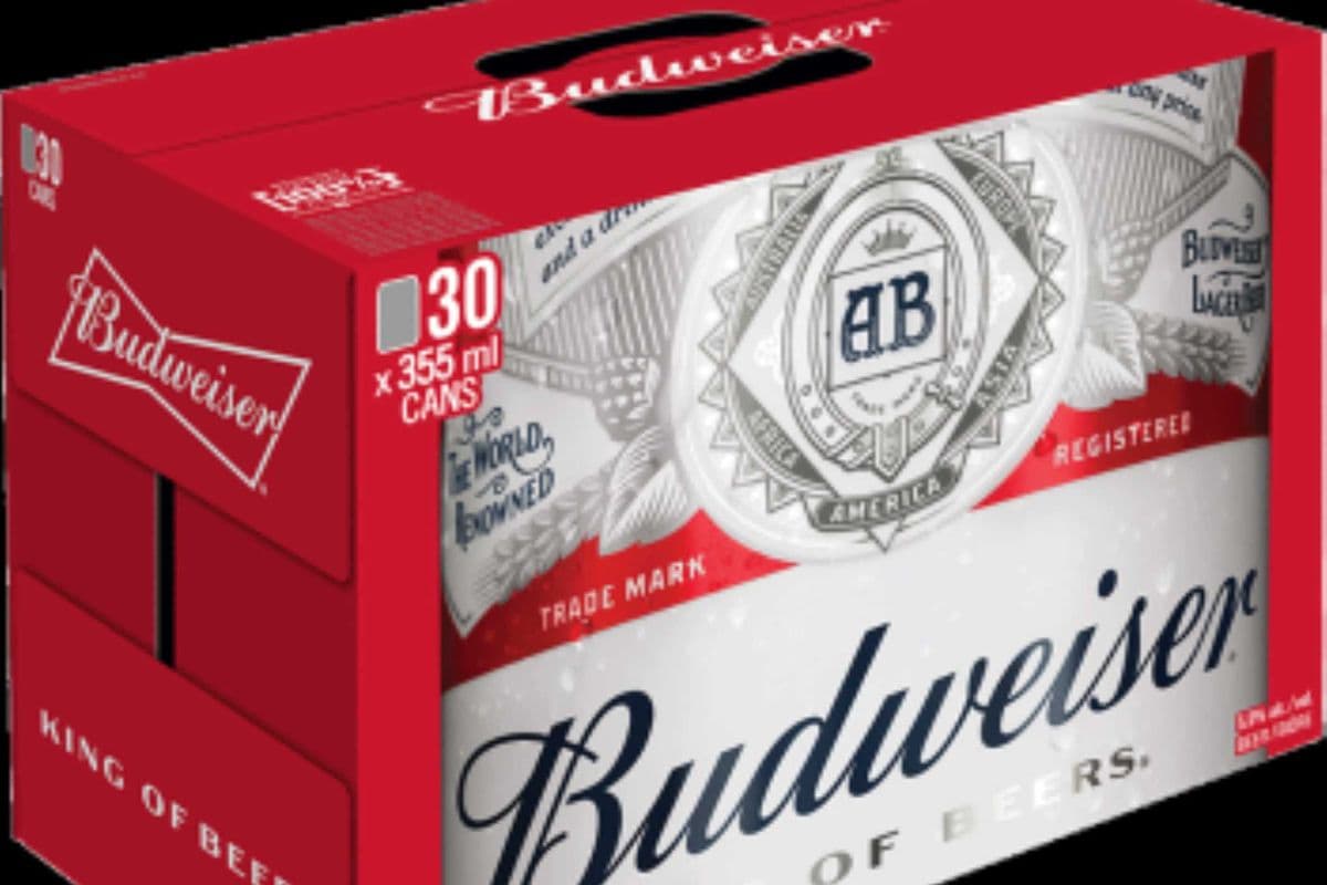 Budweiser LTO SALE!! $10.00 off ends June 30, 2026 reg. $64.49 (30 x 355 ml Cans)