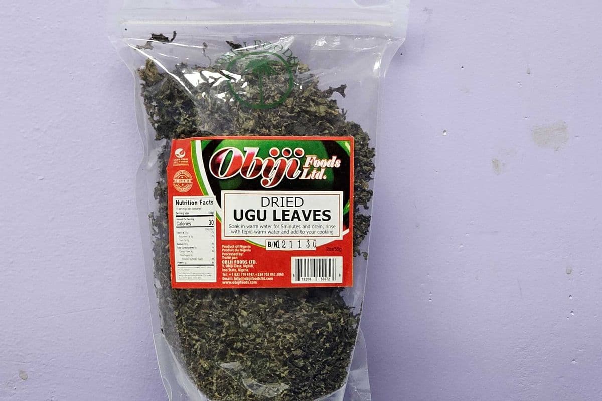 Dried Ugu Leaves Dry (55 g)