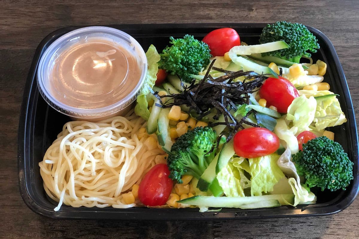 Veggie Cold Ramen Bento 素菜冷面便當