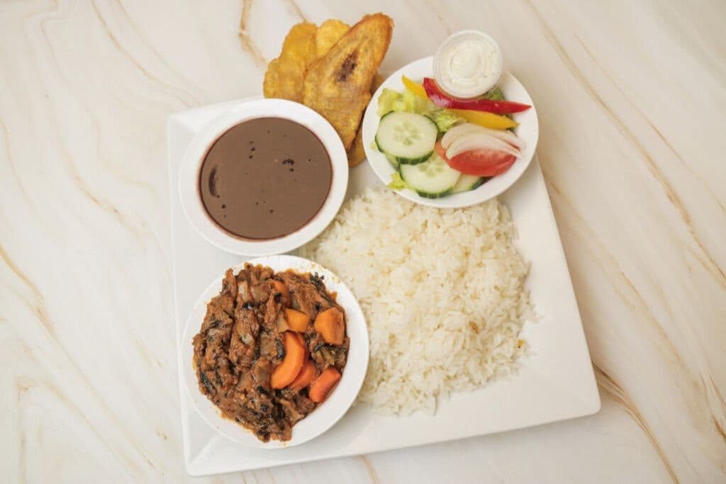 Légume avec bœuf