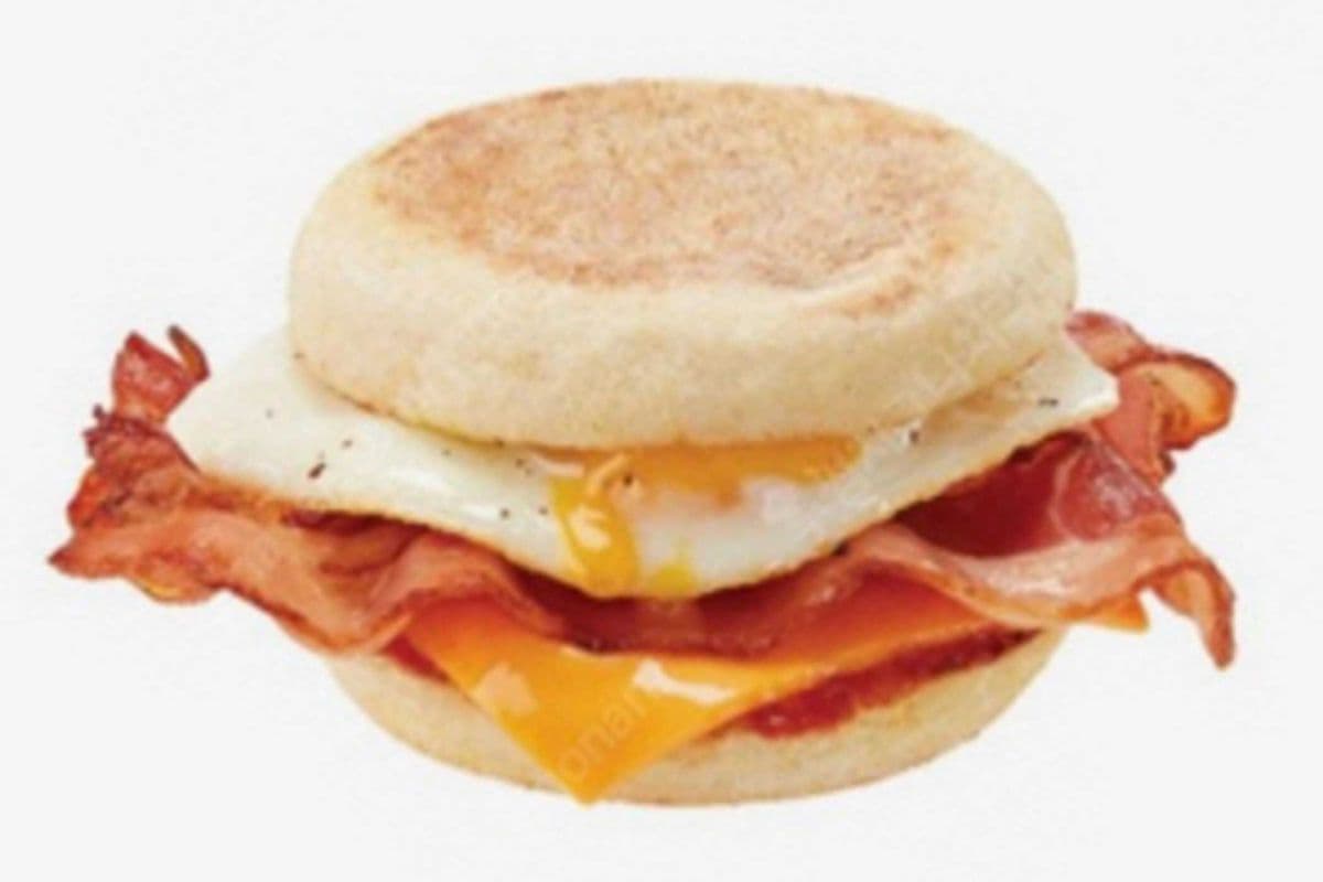 Double Bacon English Muffin