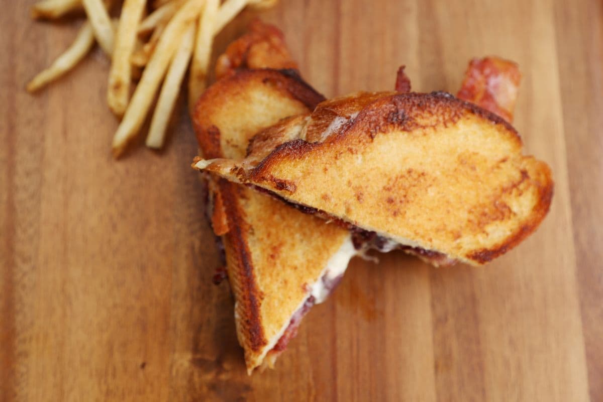 Blackberry Bacon Grilled Cheese