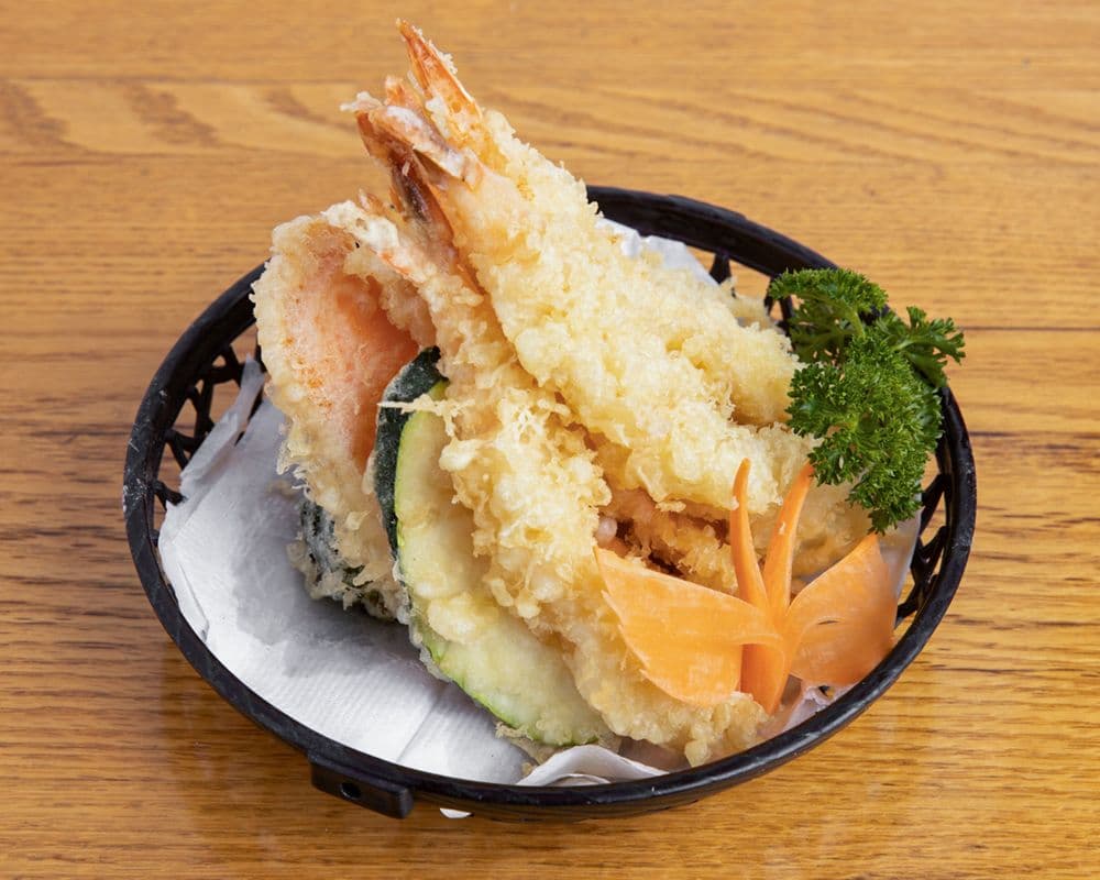 T3. Shrimp (3pcs) and Veggie (4 pcs) Tempura