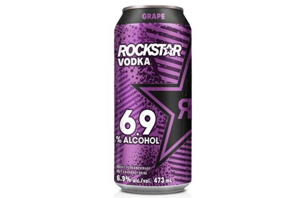ROCKSTAR VODKA GRAPE (1 x 473 ML)