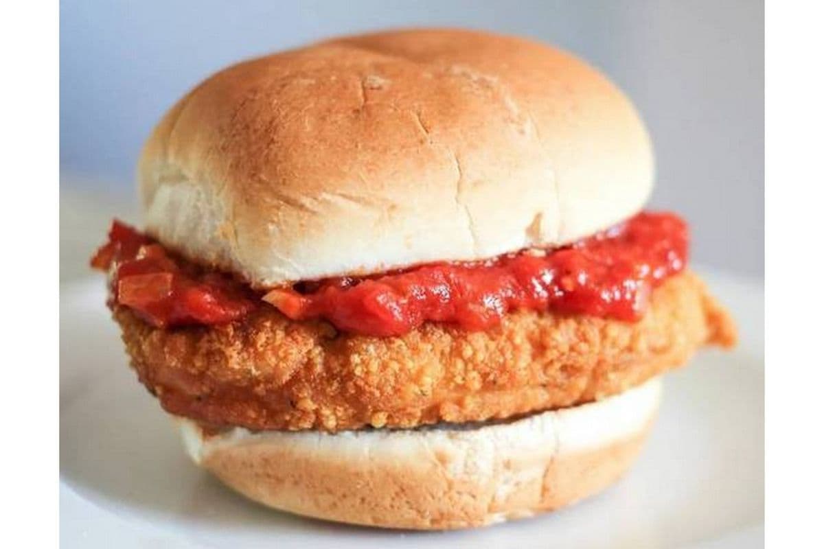 Crispy Chicken Parmesan Burger