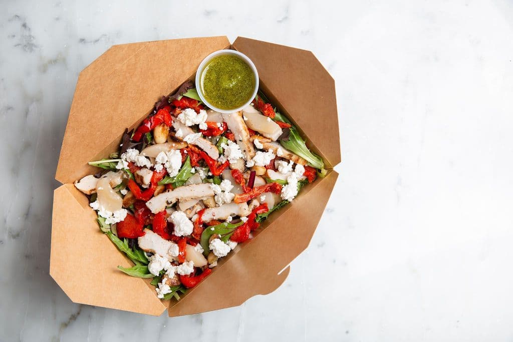Large Chicken Pesto Salad