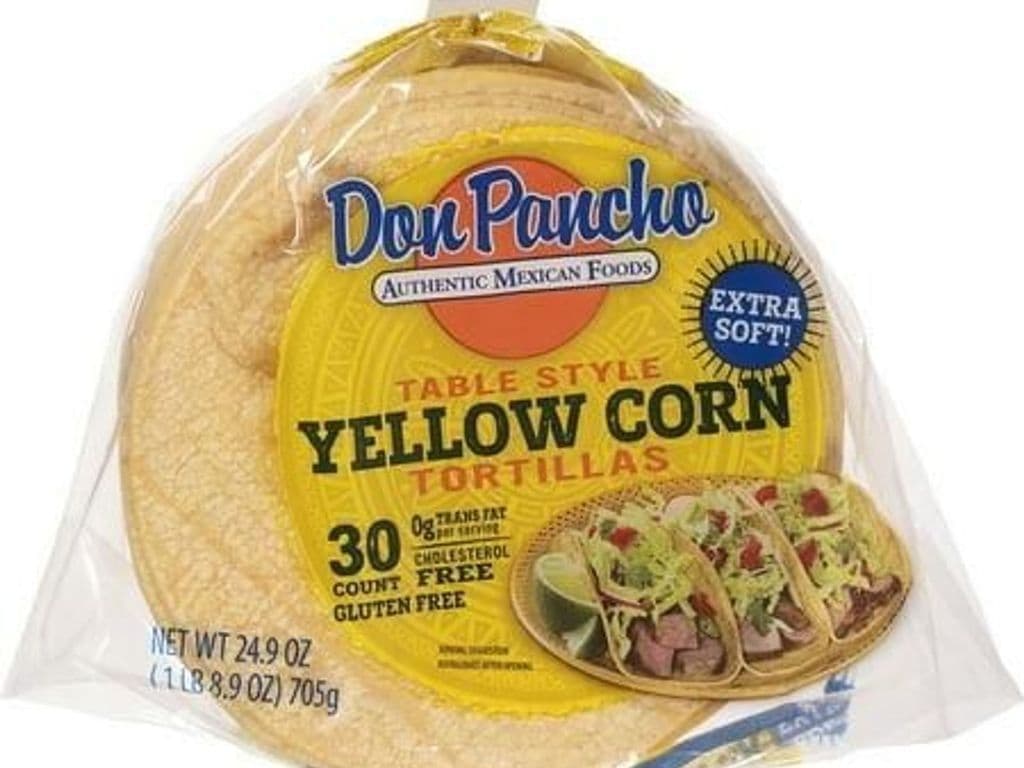 Yellow Corn Toritllas Don pancho 30 piezas