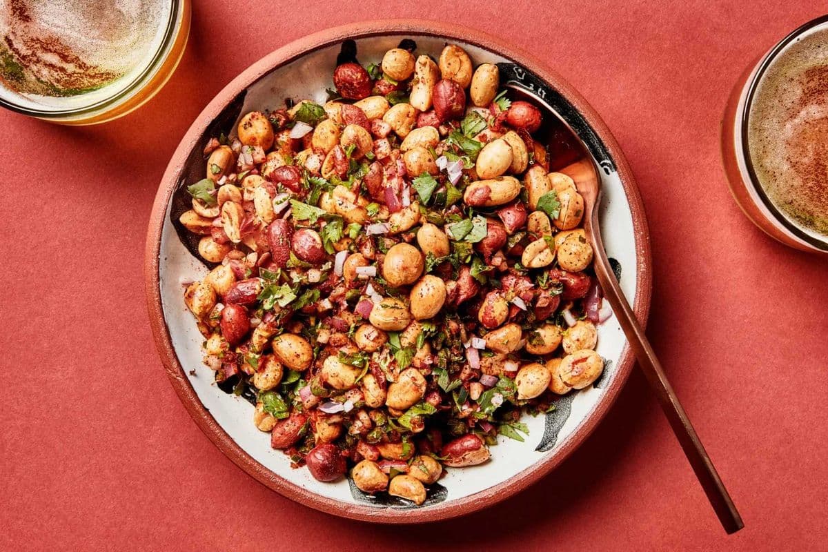 Peanut Masala with Onions