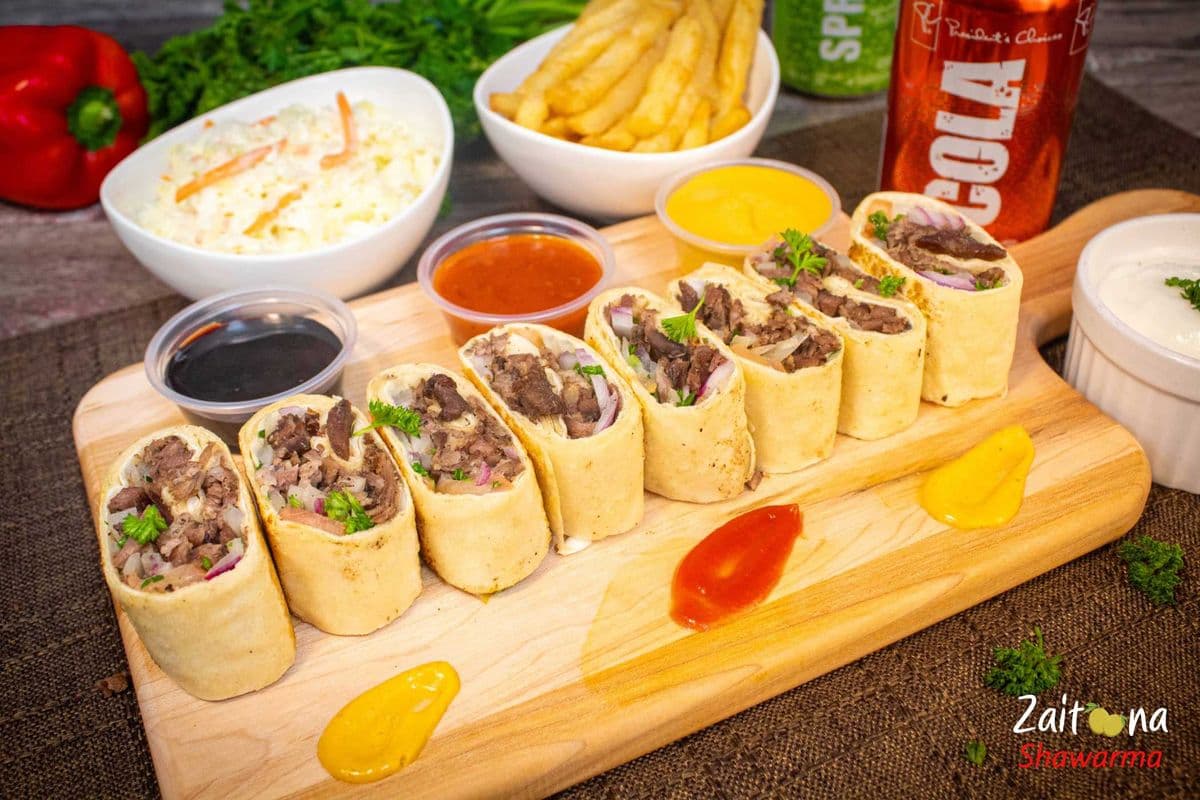 Arabi Beef Shawarma Platter