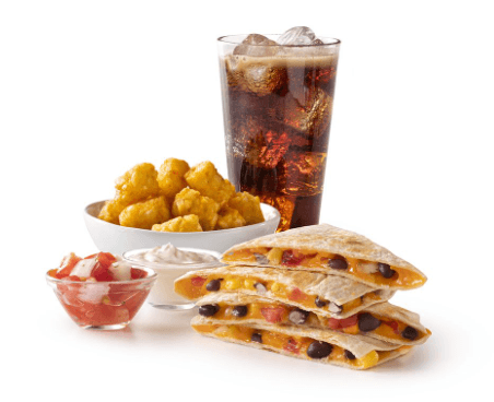 Bean and Corn Quesadilla Combo