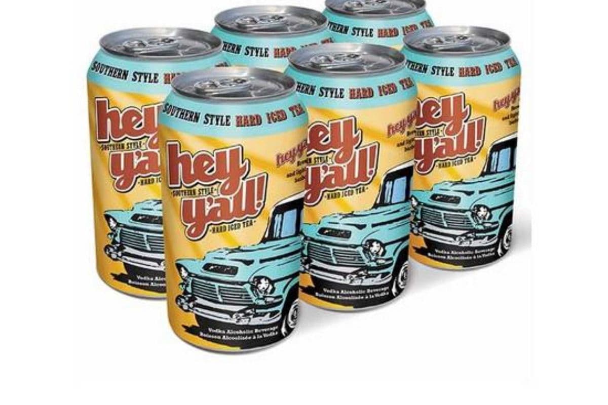 HEY Y'ALL SOUTHERN STYLE HARD ICED TEA (1 x 6x341mL)