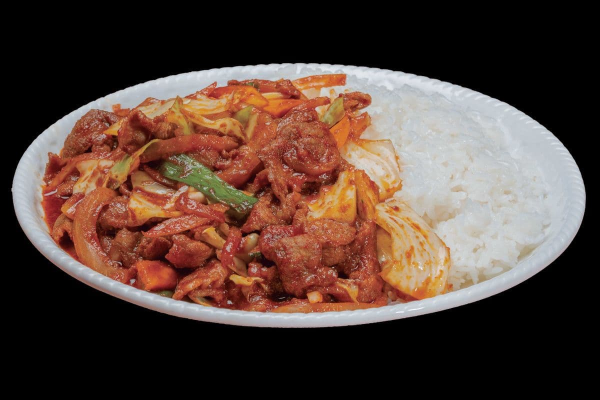 09. 제육덮밥 Spicy Pork Rice Bowl