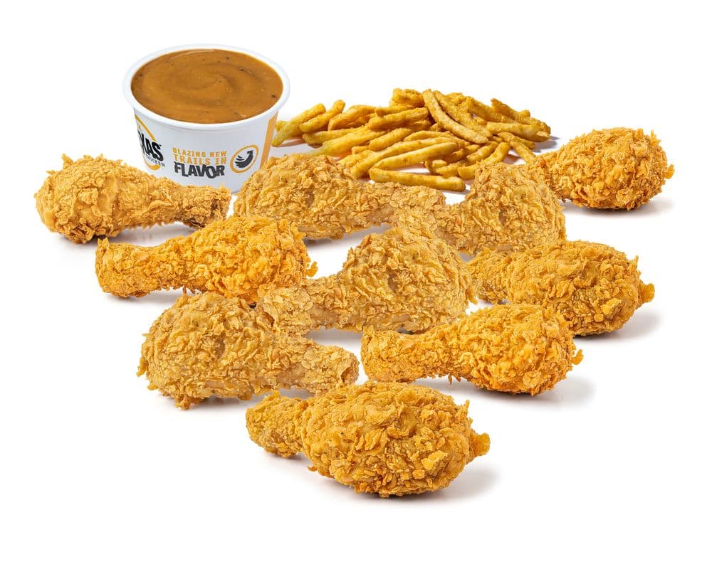 10-Piece Drumsticks, 1 Large Fries & 1 Large Gravy