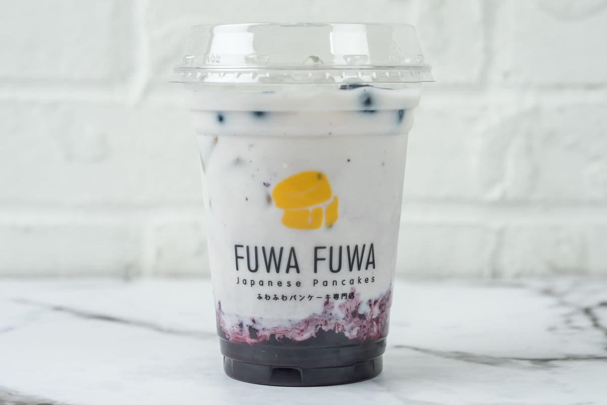 Blueberries Latte
