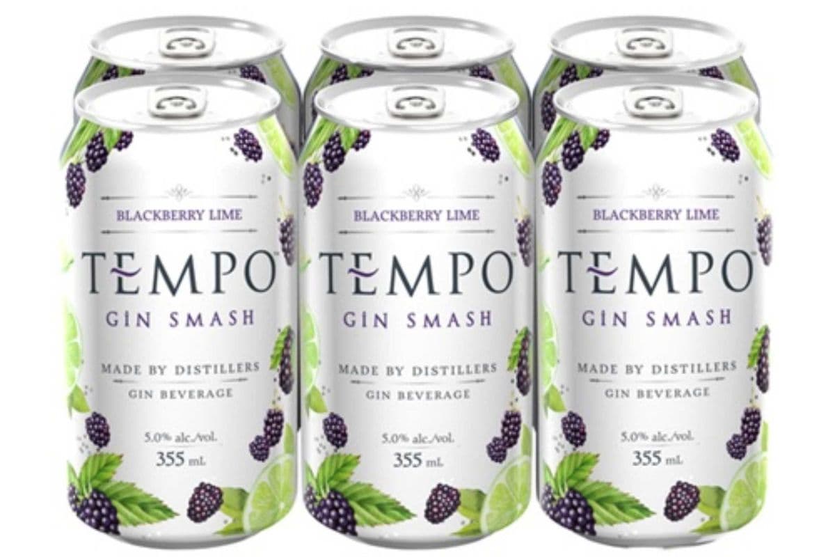 Tempo Gin Smash Blackberry Lime (6 x 355 ml Cans)
