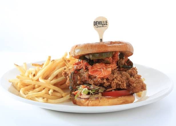 Sandwich le poulet frit "Screamin' Korean" / Screamin Korean Fried Chicken Sandwich