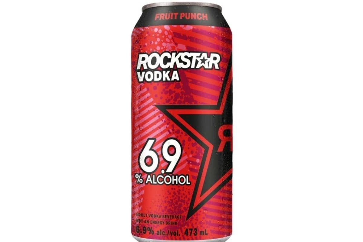 Rockstar Vodka Fruit Punch (1 x 473 ml Can)