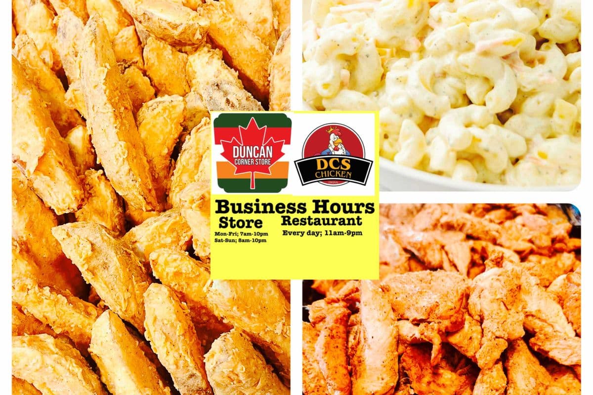 6 TENDERS, 6 MOJOS or DCS POUTINE AND ONE SIDE $22
