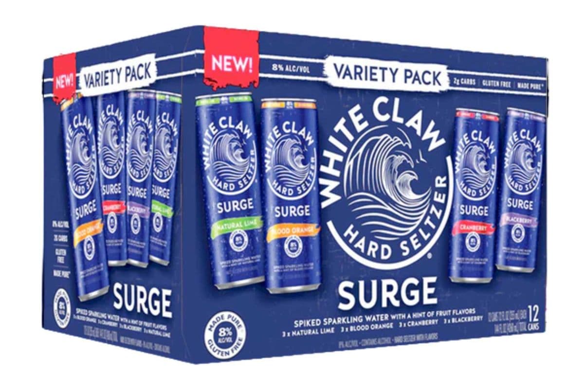 White Claw Surge Variety Pack (12 x 355 ml Cans)