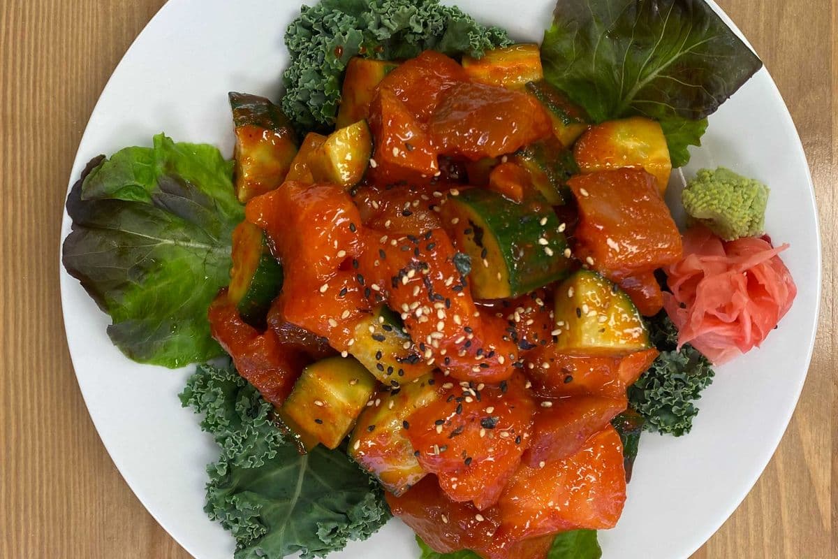 Spicy Salmon & Tuna Don