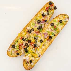 Garlic Bread with Three Toppings