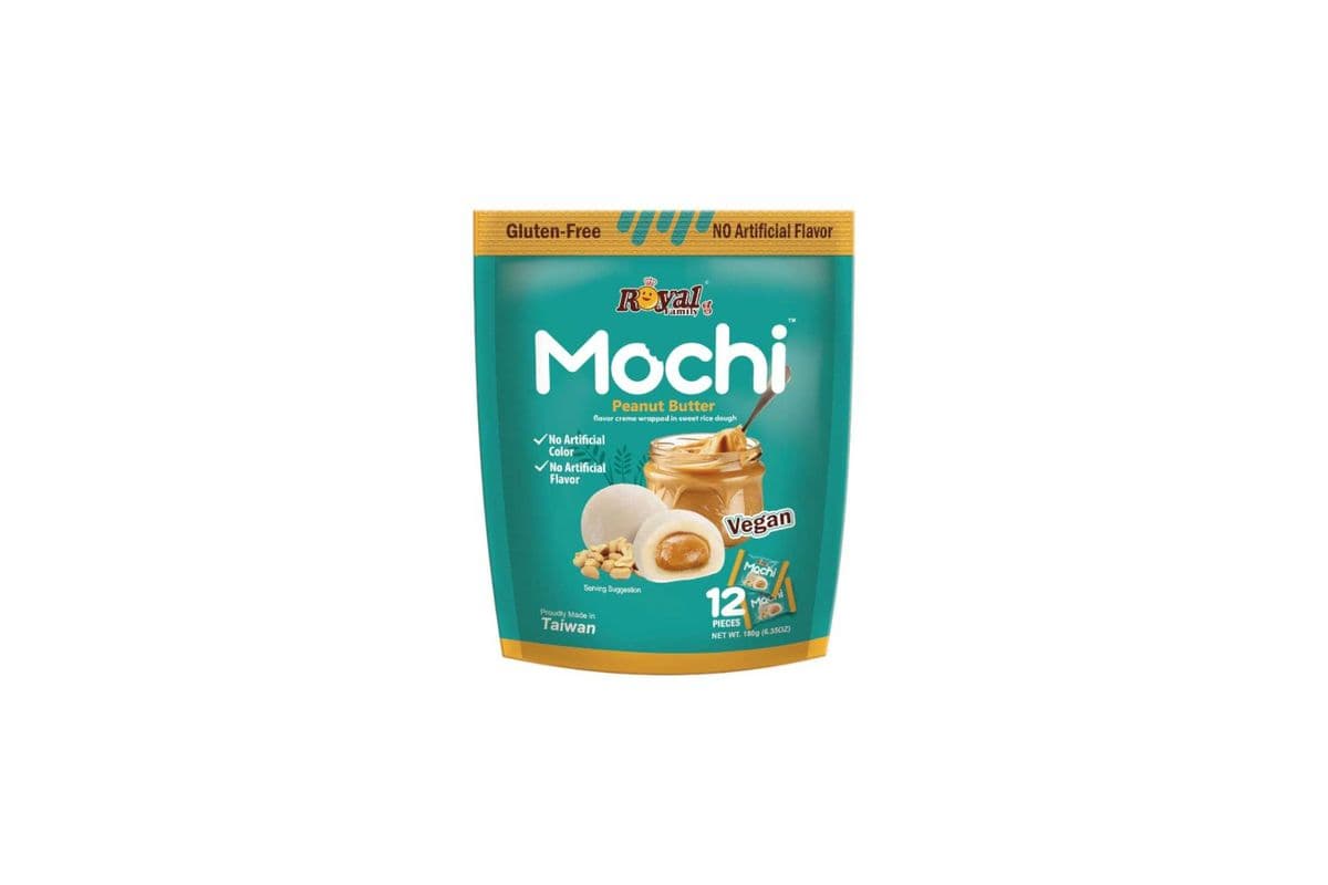 ROYAL FAMILY MOCHI VANILLA CREME (TAIWAN) (12 PIECES) (55 Cal)