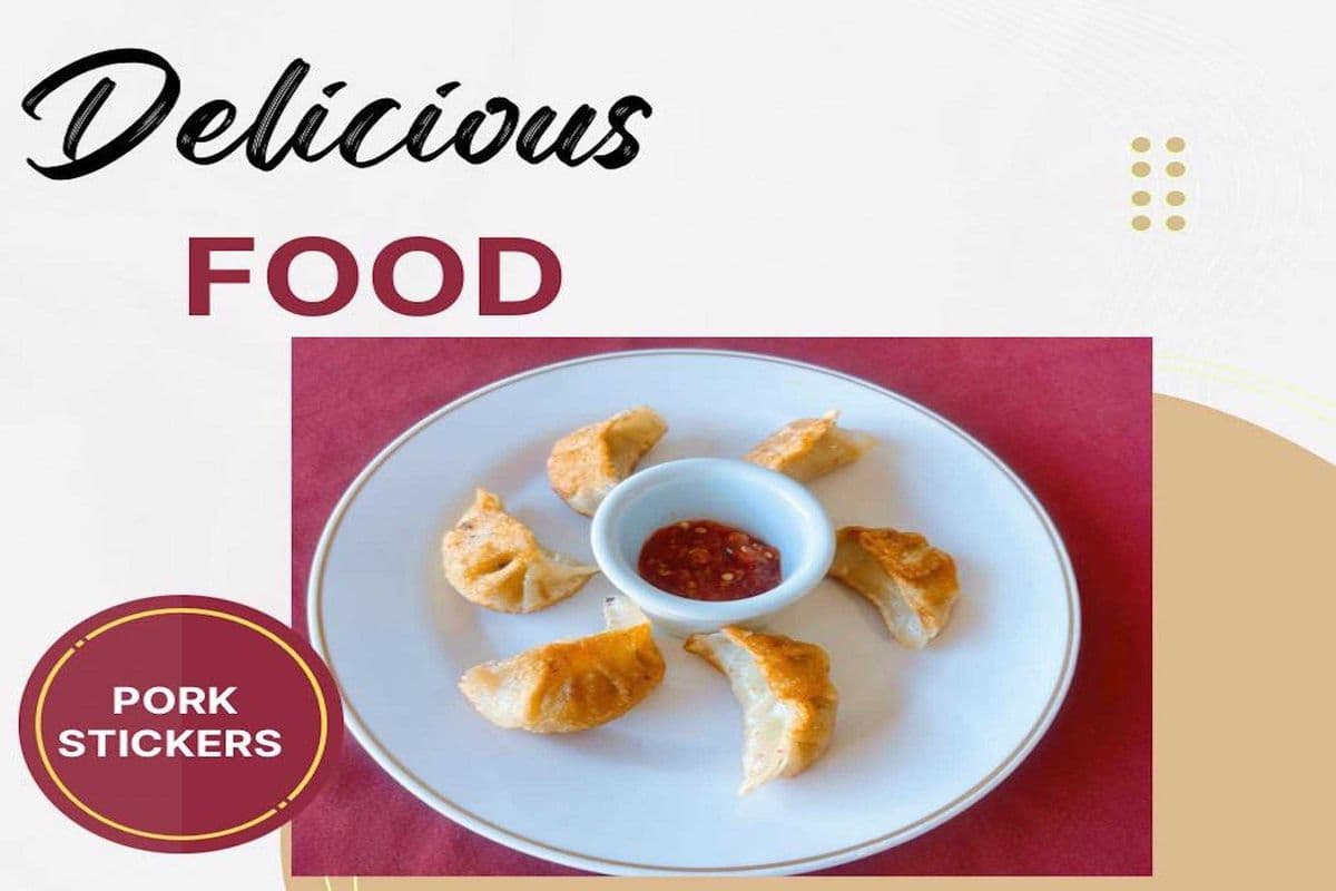 A16. Pan-fried Pork Sticker - 6 Pieces