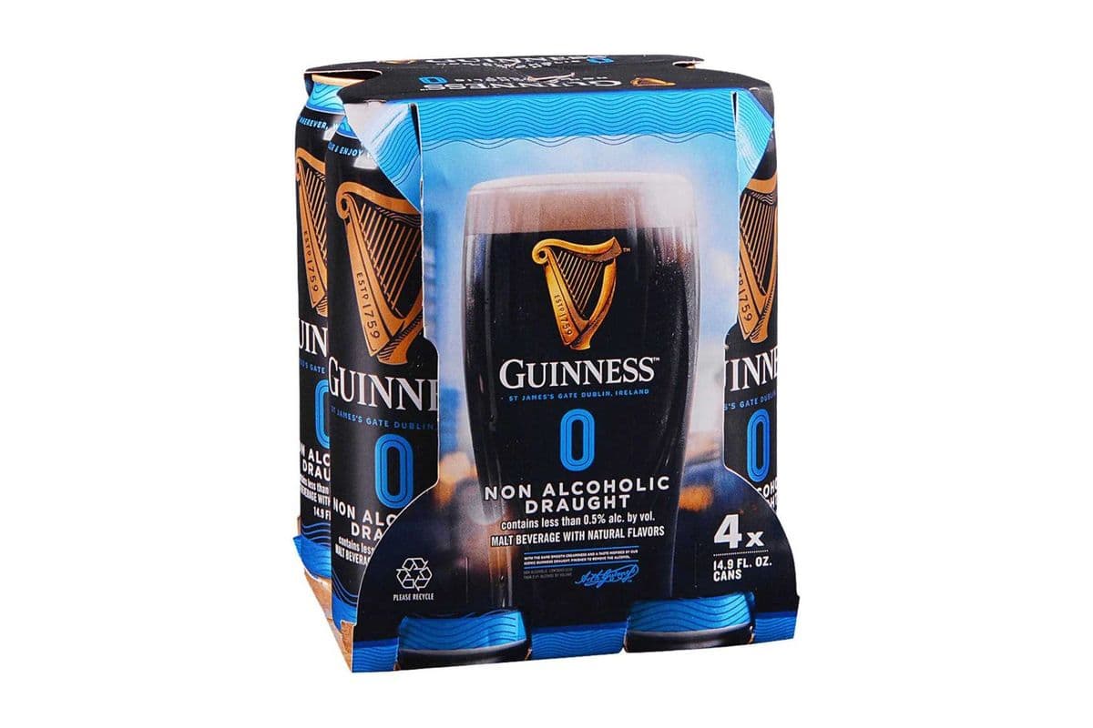Guinness Non-Alcoholic Draught (4 Cans) (4x440ml)