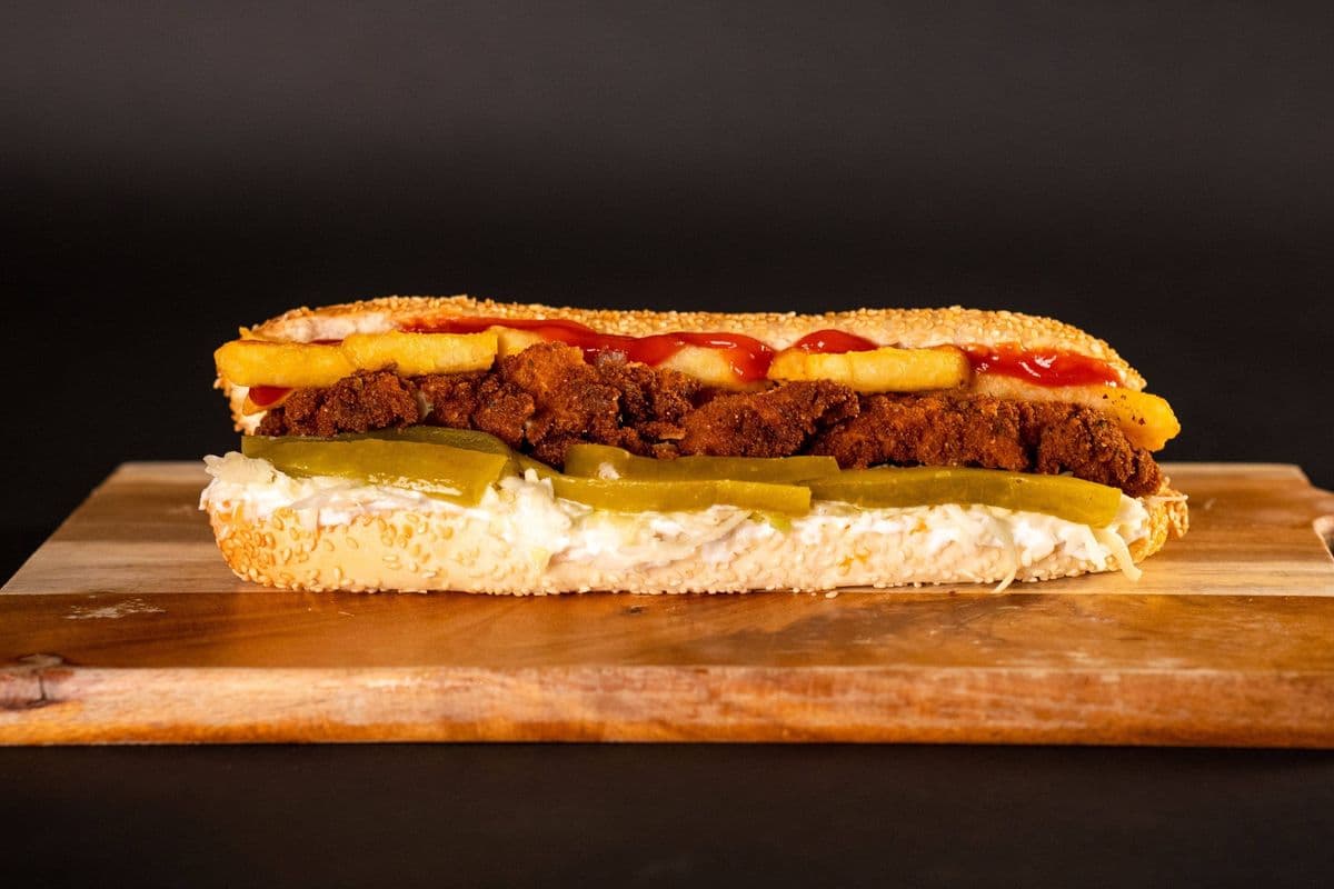 Sandwich Escalope au Poulet / Chicken Cutlet Sandwich