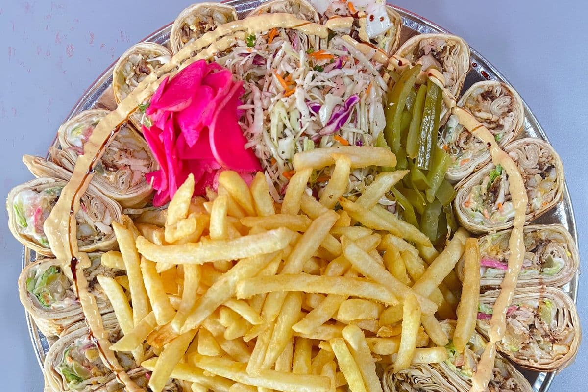 Beef Family Saj Platter