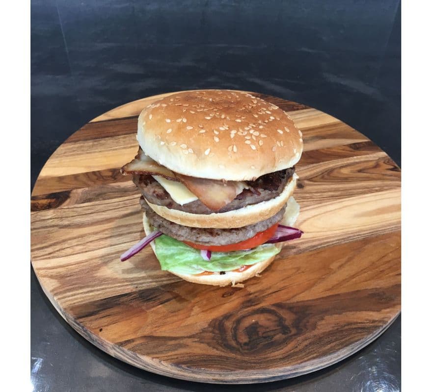 Hamburger double de luxe / Deluxe Double Hamburger