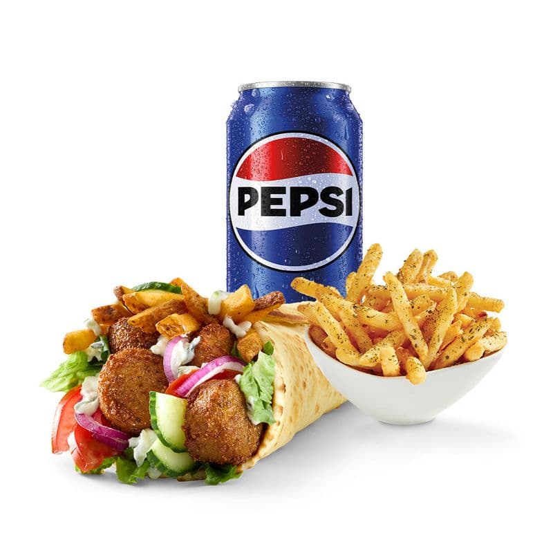 Pita garnie combinée - Falafel / Loaded pita combo - Falafel