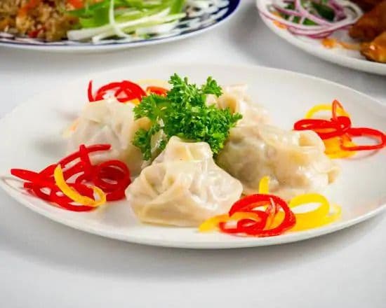 Manty with Meat or Pumpkin (4 pcs)