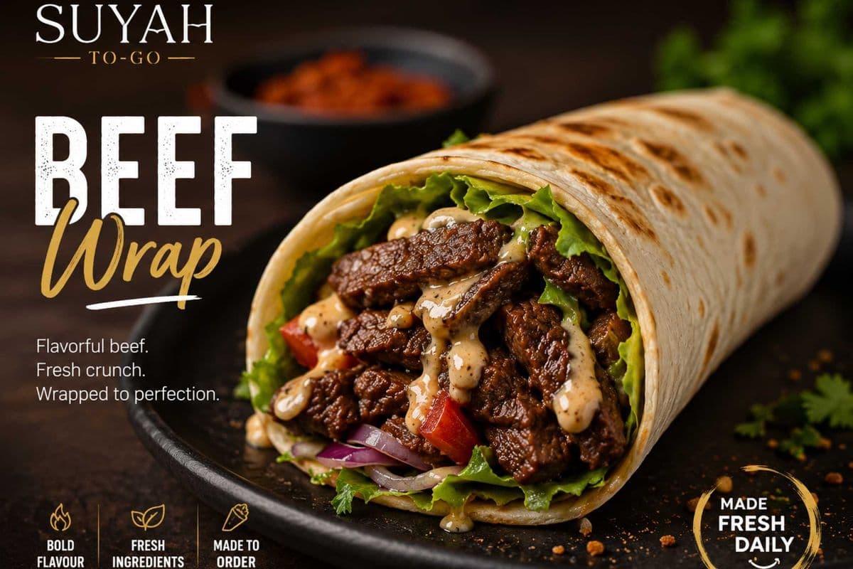 Suya Beef Wrap