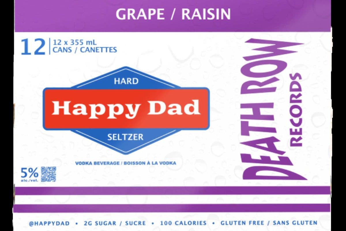 HAPPY DAD HARD SELTZER GRAPE 12 PACK (1 x 12*355ML)