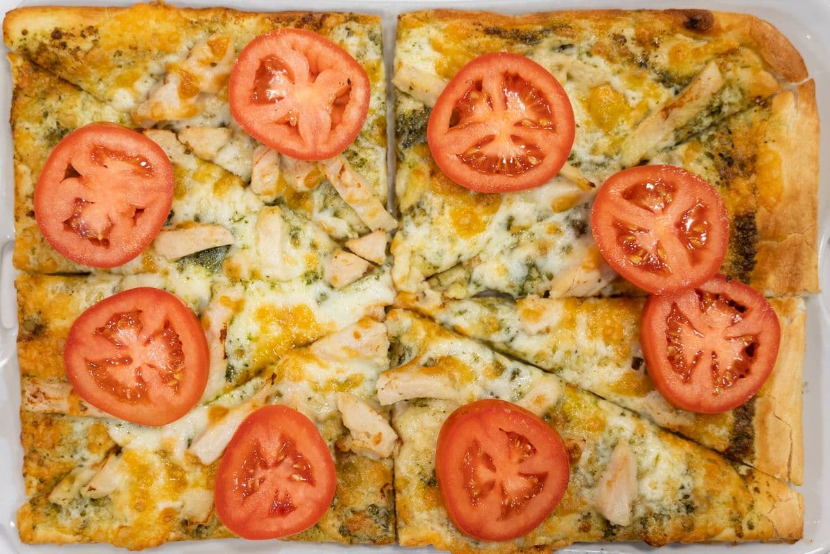 Pesto Chicken Pizza