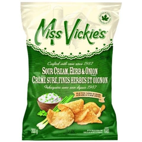 Miss Vickie's Sour Cream Herb &Onion 200g