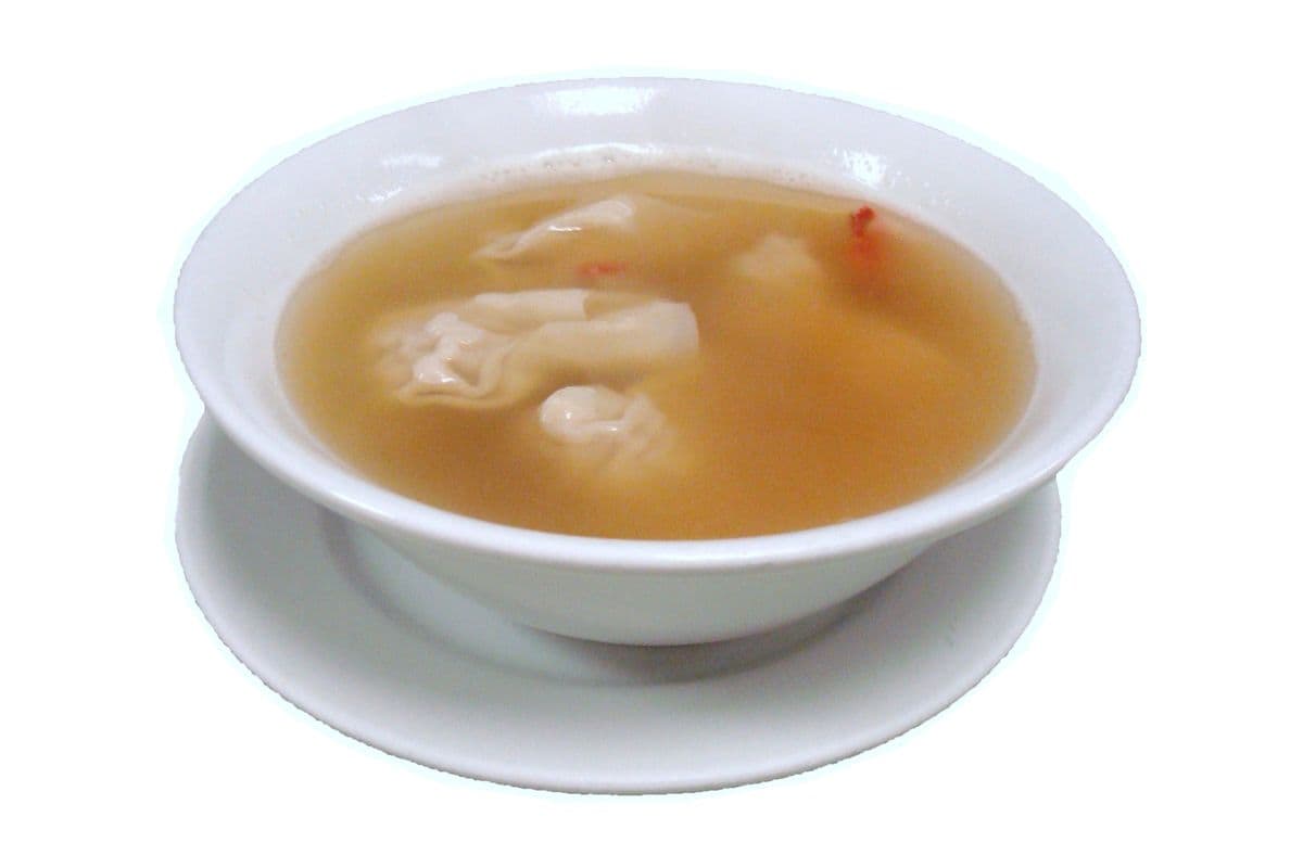 64. Wonton Soup Shredded Pork 雲吞湯