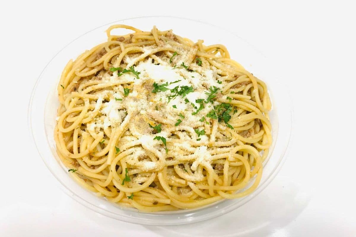 Spaghetti with Home Made Meat Sauce