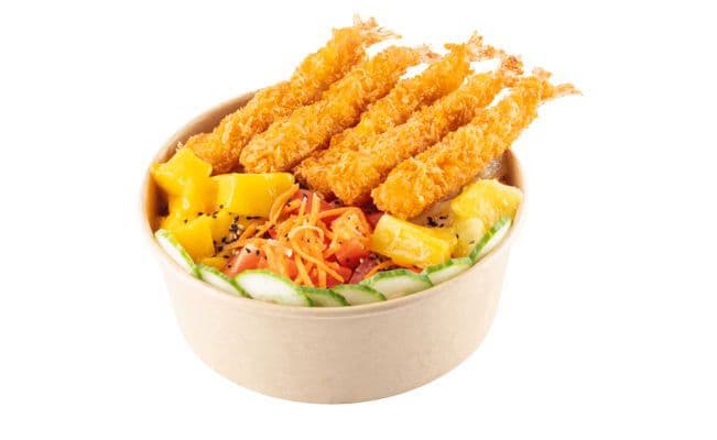 DIY-Crevette tempura pokebowl/shrimp tempura pokebowl