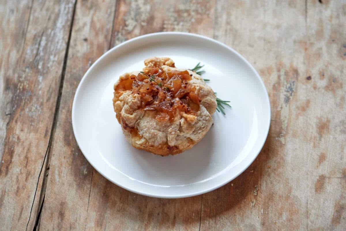 Brie and Chutney Galette